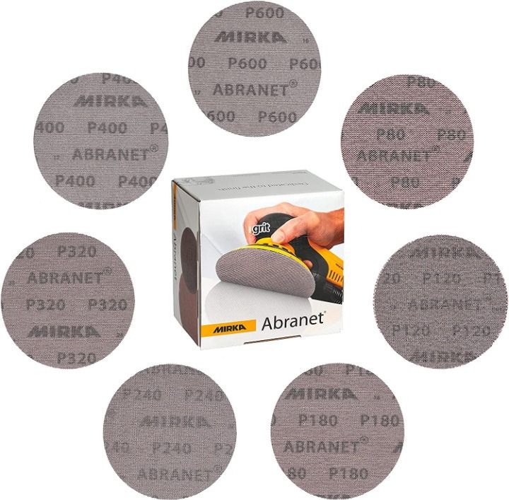 Giấy Chà Nhám Lưới Tròn MIRKA ABRANET