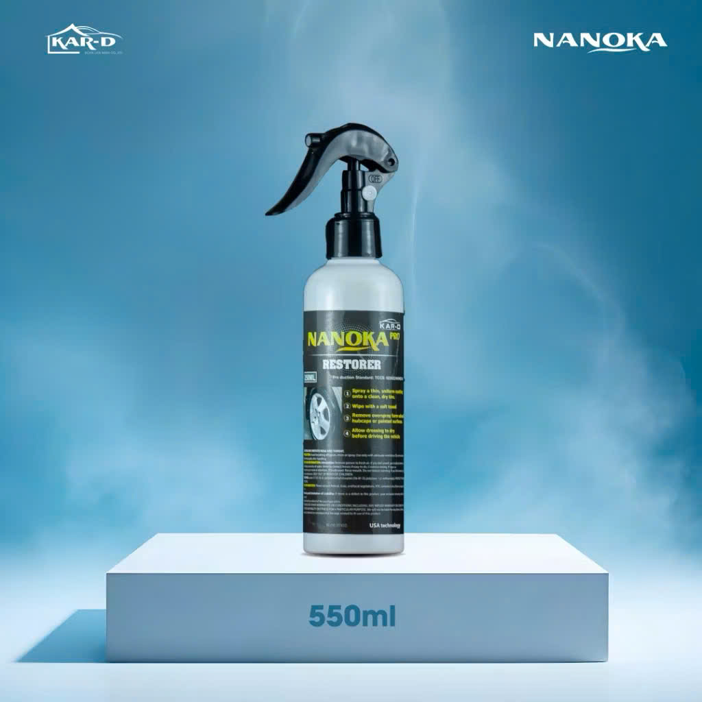 Dưỡng đen bóng lốp Nanoka